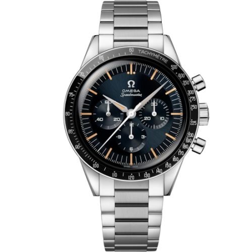 Omega Speedmaster First Omega in Space Master Chronometer Stainless Steel / Blue-Grey / Bracelet